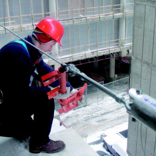 TIRSAFE – přenosné ocelové záchranné lano do nejtvrdších pracovních podmínek, pro až 3 osoby